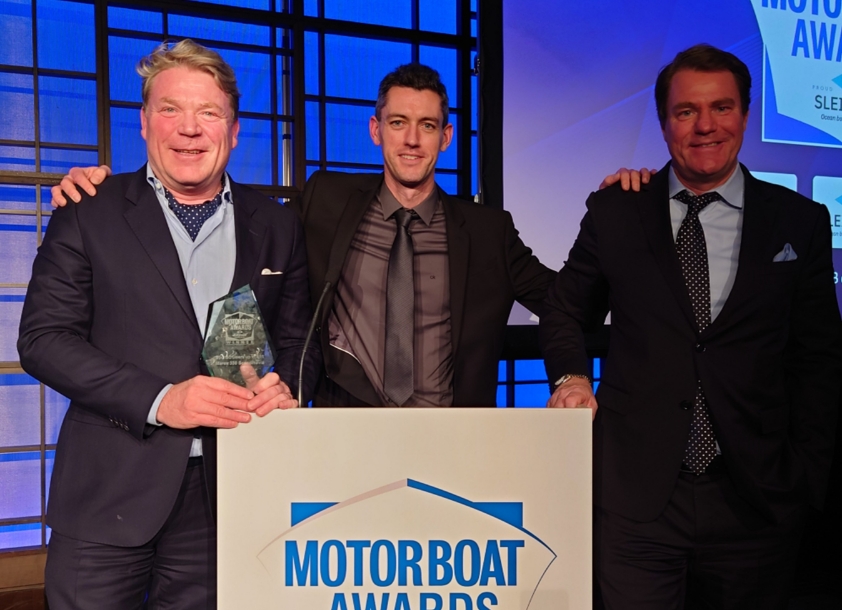 Marex 330 at 2023 Motor Boat Awards